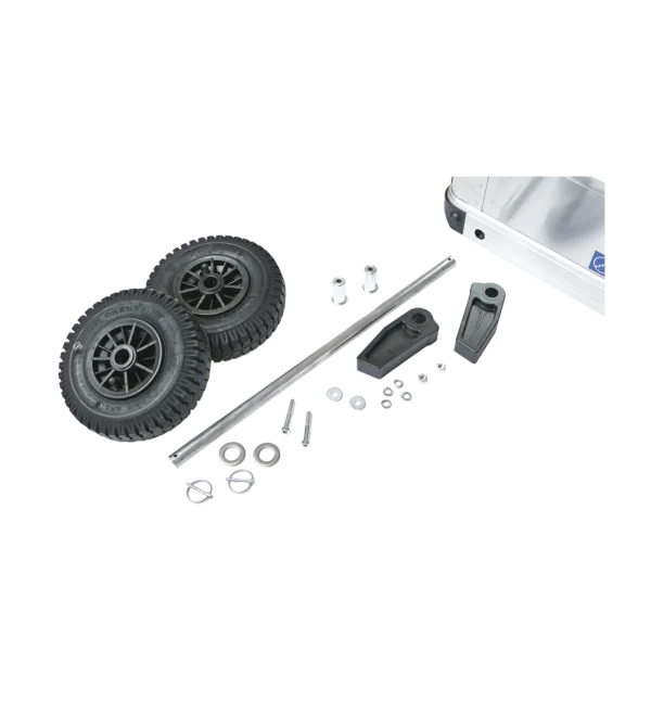 Fullt utsnitt av K424 XC Offroad Hjulsett Aluminiumskasse Luft 220mm 40cm 2stk (produktet) fremstilt på en transparent bakgrunn