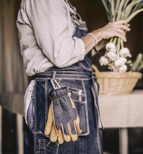 Ekstra utsnitt av Kobolt Denim Arbeidshansker (produktet) i brukssituasjon