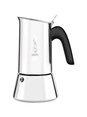 Fullt utsnitt av Venus Espressokoker 6 kopper Induksjon (produktet) fremstilt på en transparent bakgrunn