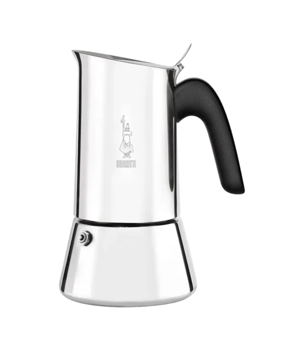 Fullt utsnitt av Venus Espressokoker 6 kopper Induksjon (produktet) fremstilt på en transparent bakgrunn
