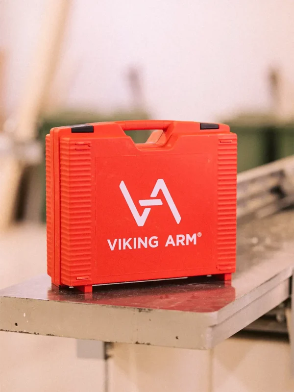 Ekstra utsnitt av Håndholdte Jekker Sett 2stk 150kg m/kasse (produktet) i brukssituasjon