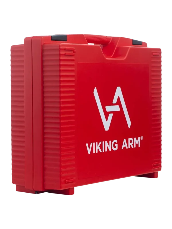 Detaljer på Oppbevaringskasse til 2stk Håndholdte Jekker m/Installasjonssett for skap Tom (produktet) fremstilt på en transparent bakgrunn