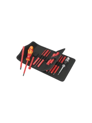 Fullt utsnitt av Kraftform Kompakt VDE 18 Universal 1 Bitsskrutrekker 1000V 16 bits (produktet) fremstilt på en transparent bakgrunn