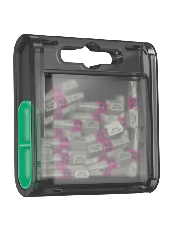 Fullt utsnitt av Bit-Box 20 TX HF Bits Torx TX20 20stk (produktet) fremstilt på en transparent bakgrunn