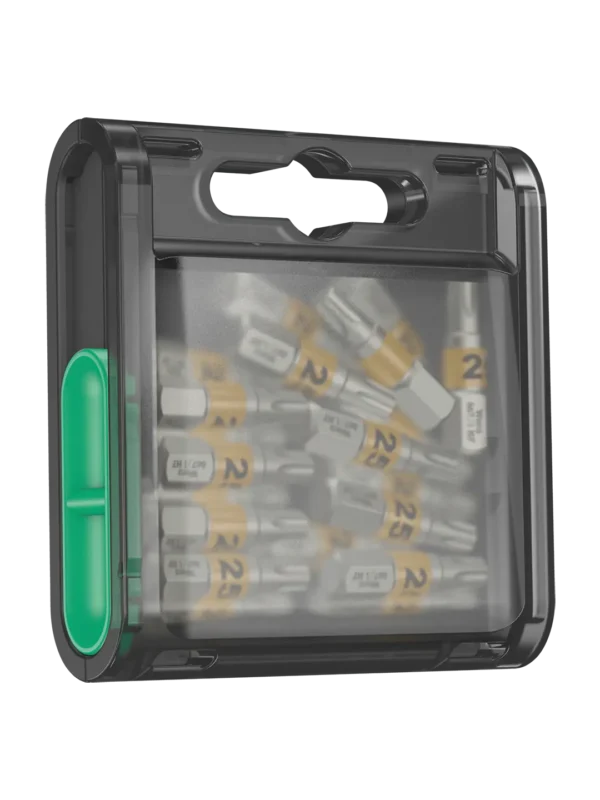 Detaljer på Bit-Box 20 TX HF Bits Torx TX25 20stk (produktet) fremstilt på en transparent bakgrunn