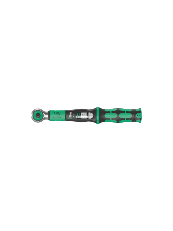 Fullt utsnitt av Safe-Torque A 2 Momentnøkkel 1/4" 2-12Nm (produktet) fremstilt på en transparent bakgrunn