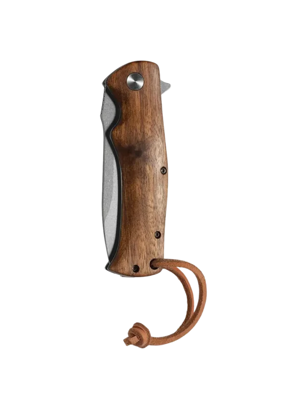 Detaljer på Tinden Foldekniv 9cm (produktet) fremstilt på en transparent bakgrunn
