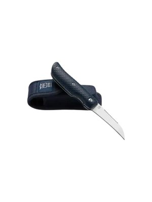 Ekstra utsnitt av Namsen Blå Fiskekniv Foldbar 8cm med slire (produktet) i brukssituasjon