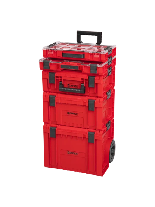 Detaljer på Pro 2 Trallekasse med skuffer 2-delt 30cm (produktet) fremstilt på en transparent bakgrunn
