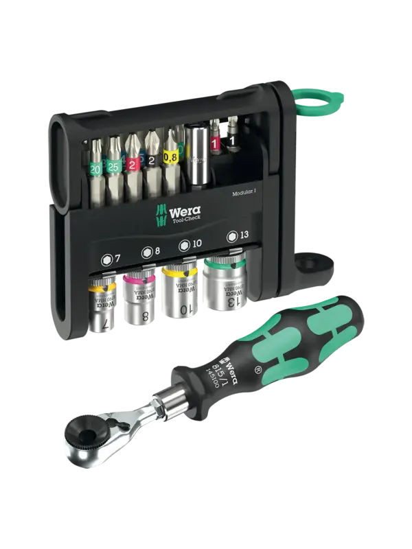 Ekstra utsnitt av Tool-Check Modular 1 Verktøysett 21 deler (produktet) i brukssituasjon