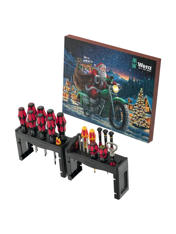Ekstra utsnitt av Adventskalender 2025 24 luker 28 deler (produktet) i brukssituasjon