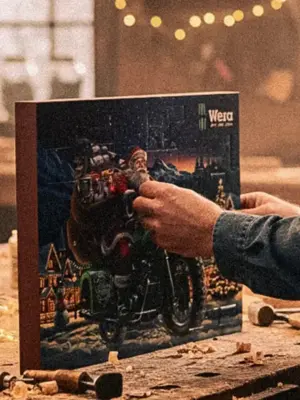 Ekstra utsnitt av Adventskalender 2025 (produktet) i brukssituasjon