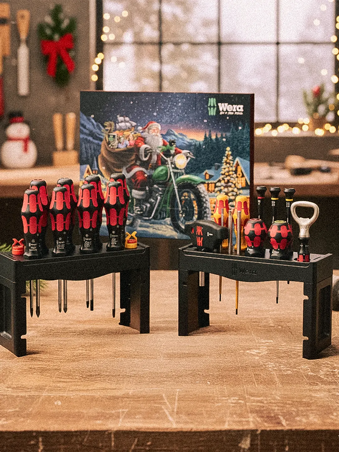 Ekstra utsnitt av Adventskalender 2025 (produktet) i brukssituasjon