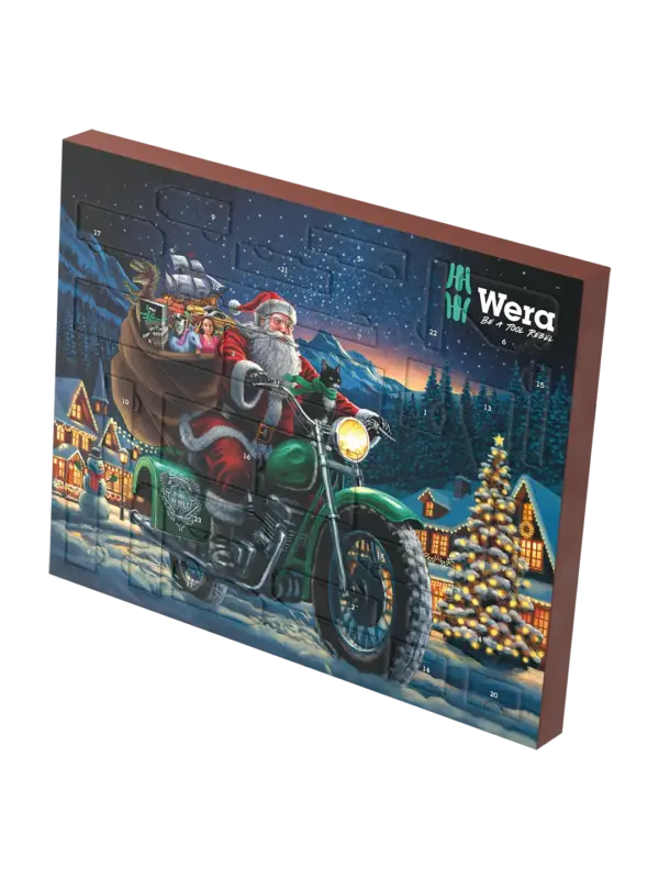 Ekstra utsnitt av Adventskalender 2025 24 luker 28 deler (produktet) i brukssituasjon